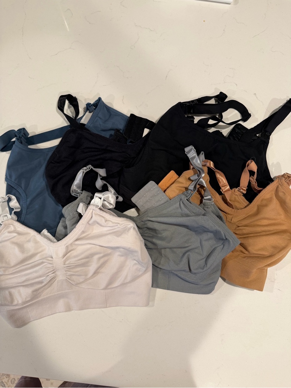 Maternity Nursing & Pumping Bra Bundle Size Medium Momcozy Lot of 6